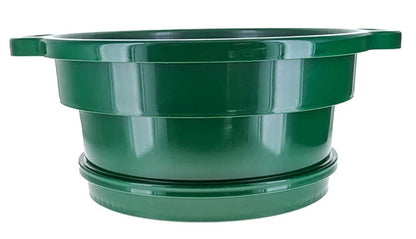 Green Plastic 13-1/4" Extra Deep Screen Stackable Sifting Pan With Handles - 3 Mesh Sizes Available