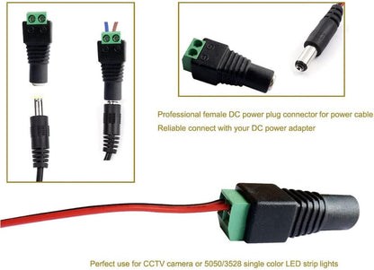 12V DC Power Connector 5.5mm x 2.1mm